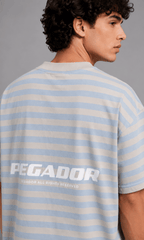 Pegador Striped Oversized T-Shirt - Back flat lay