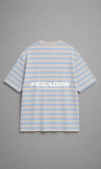 Pegador Striped Oversized T-Shirt - Front flat lay