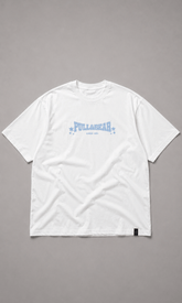 Front view of Pull&Bear 1991 Oversized Graphic Tee flat lay