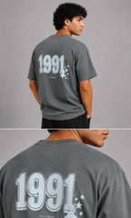 Pull&Bear 1991 T-Shirt front flat lay