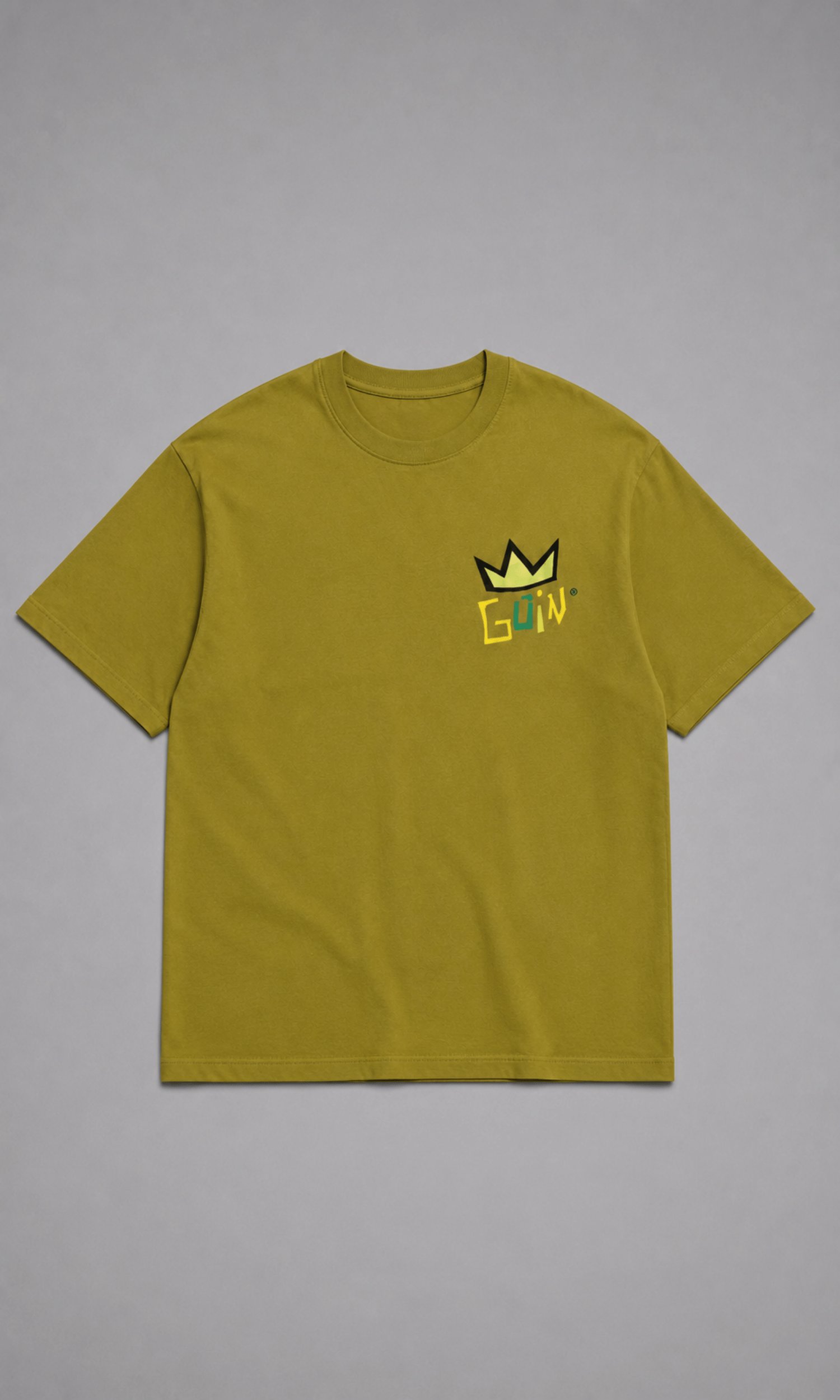 Minion Blah Blah Oversized Tee - back view on model