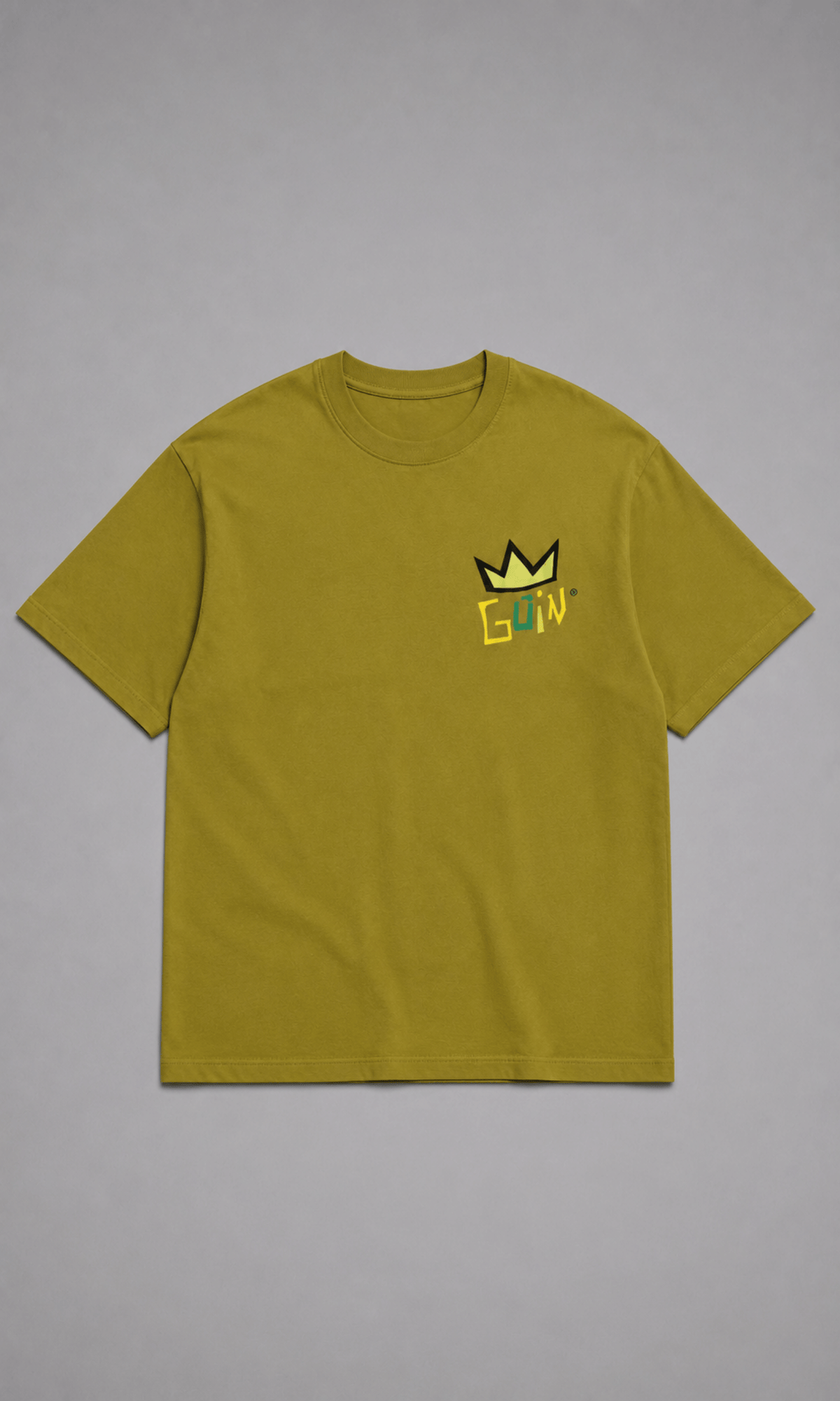 Minion Blah Blah Oversized Tee - back view on model
