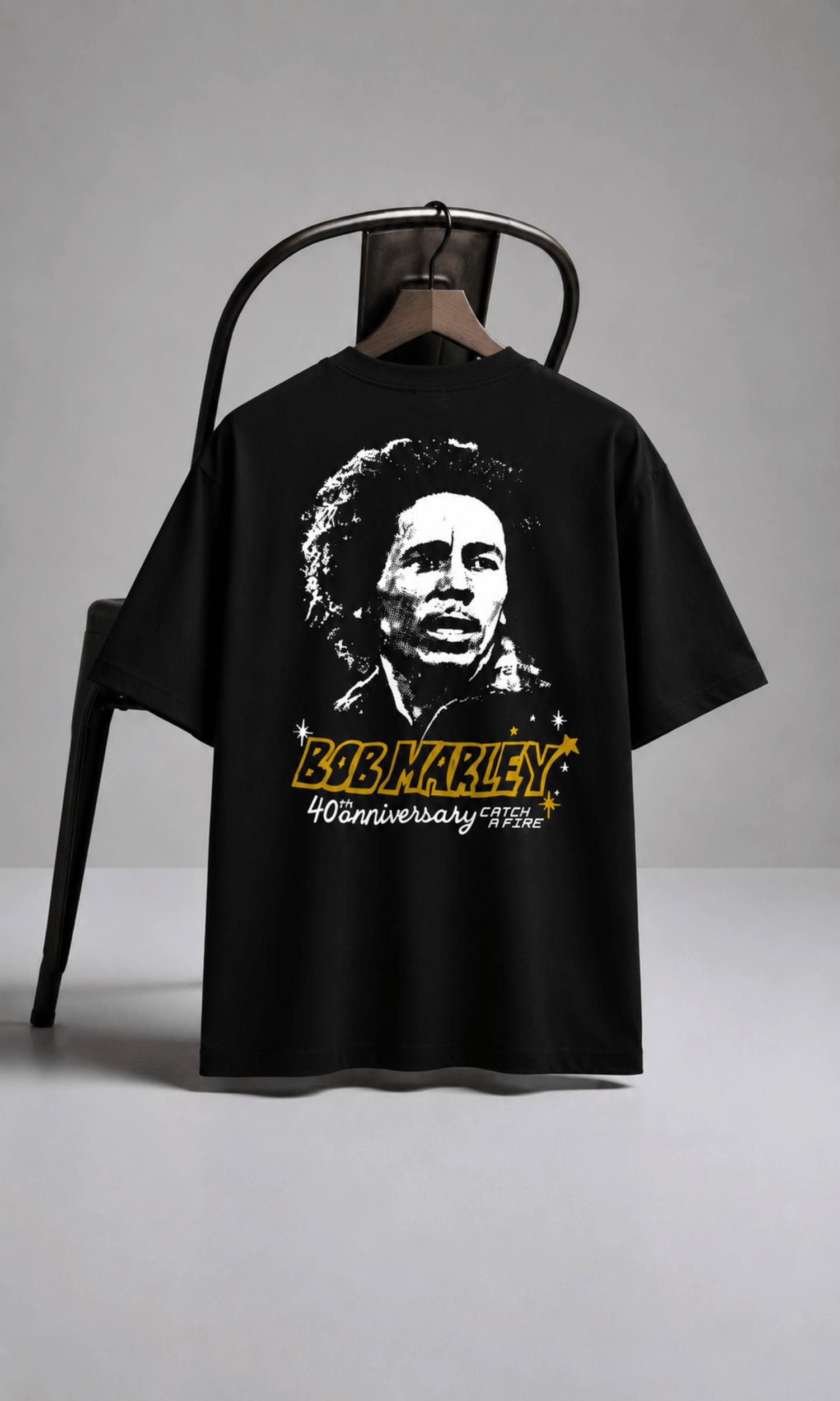 Bob Marley 40th Anniversary Tee - Front flat lay