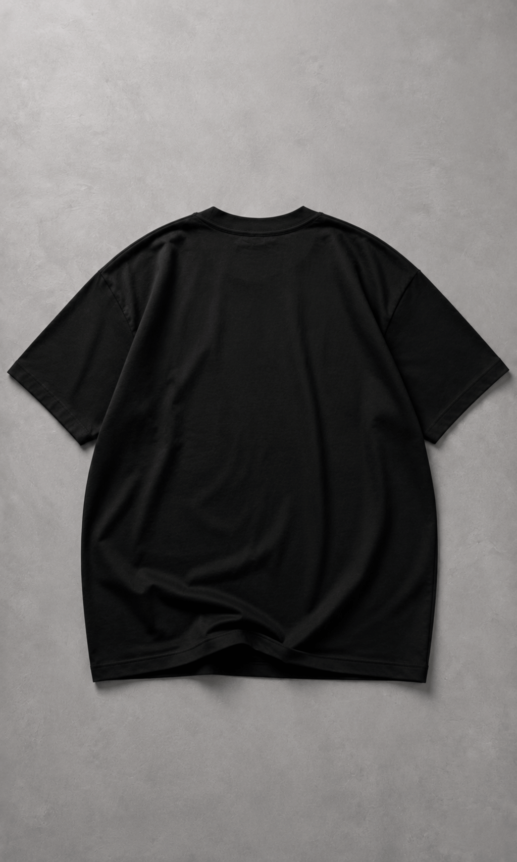Aurora Graphic Oversized Tee - Full front view on model