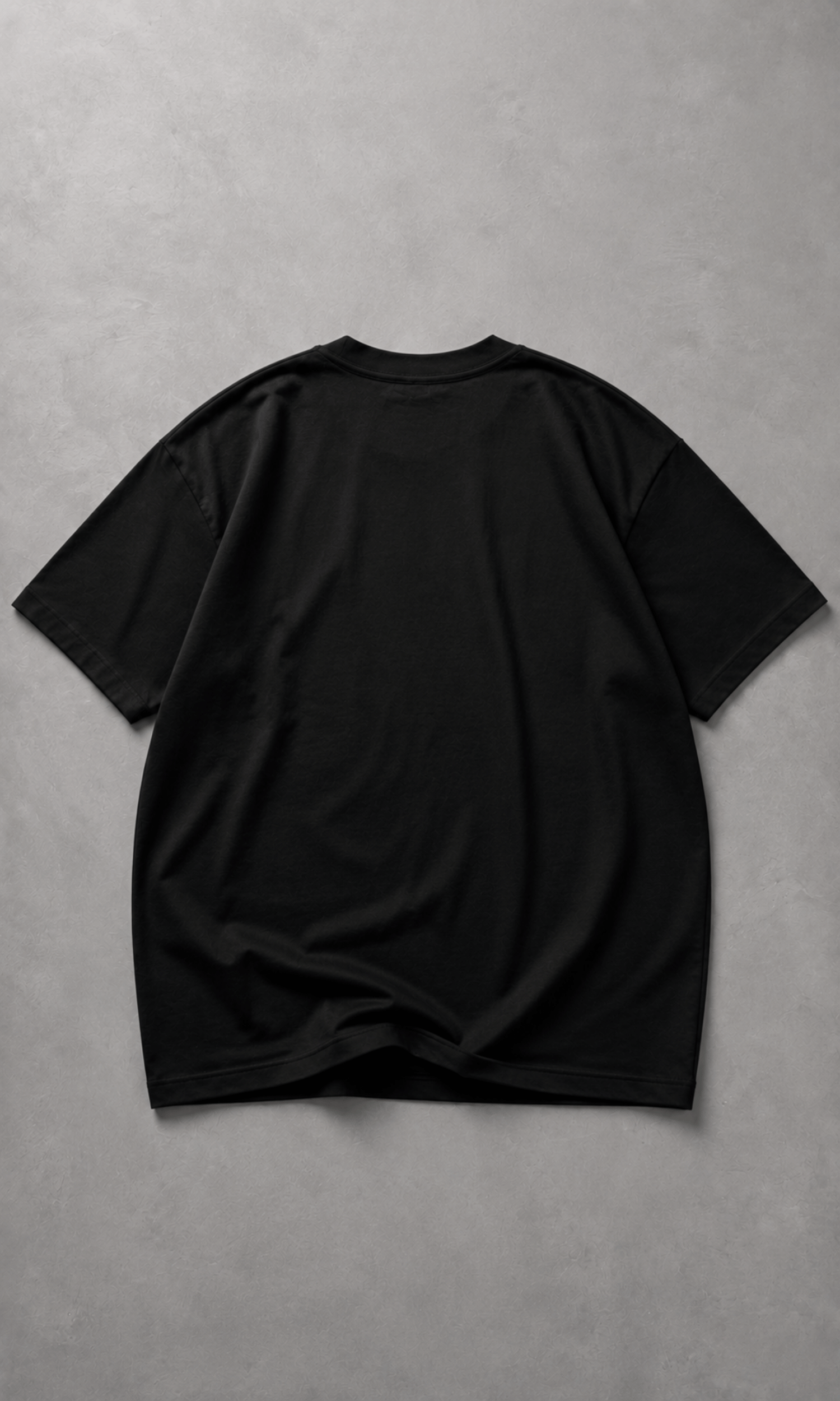 Aurora Graphic Oversized Tee - Full front view on model