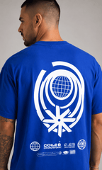 Blue Globe Graphic Tee