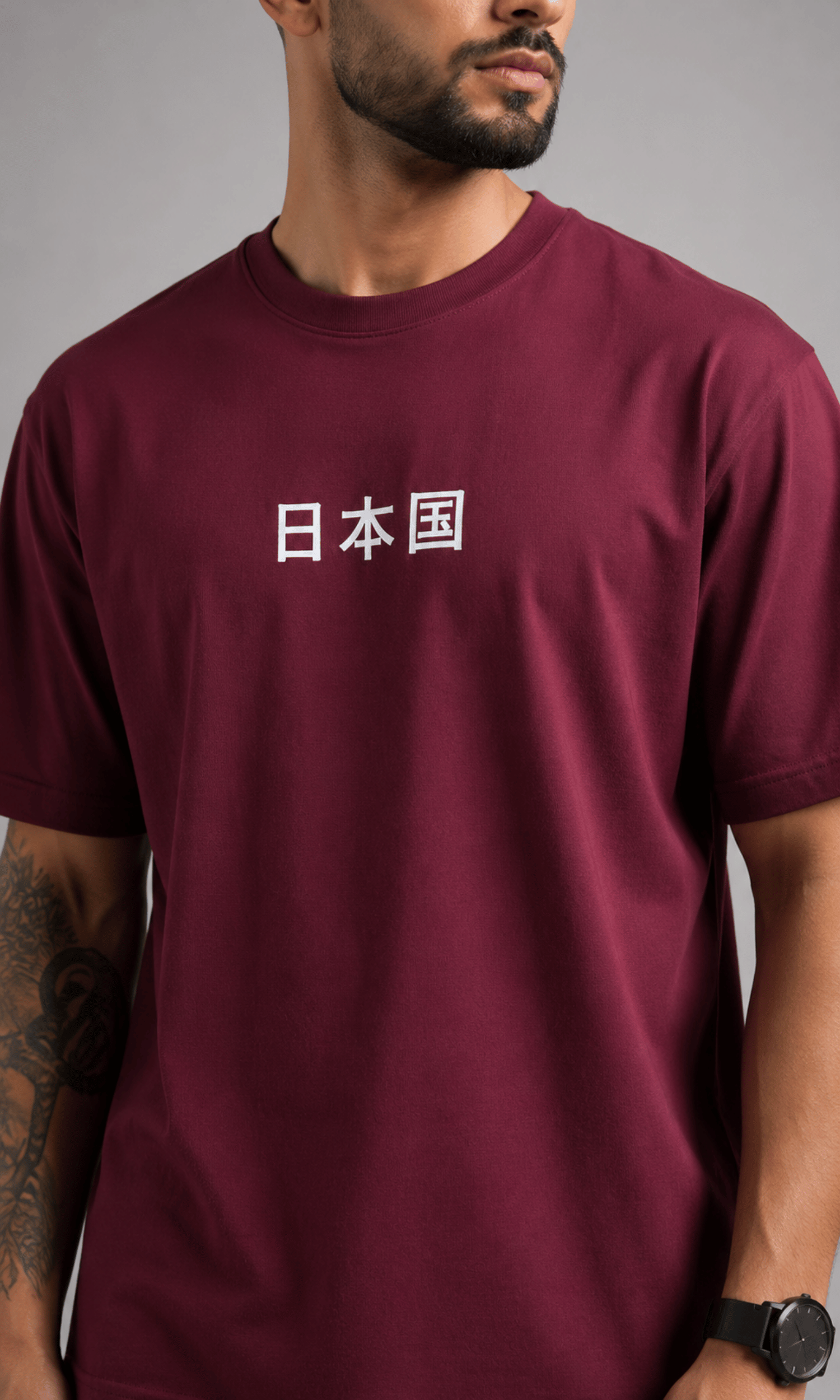 Inner Sanctum Japan Tee - Front full body on model