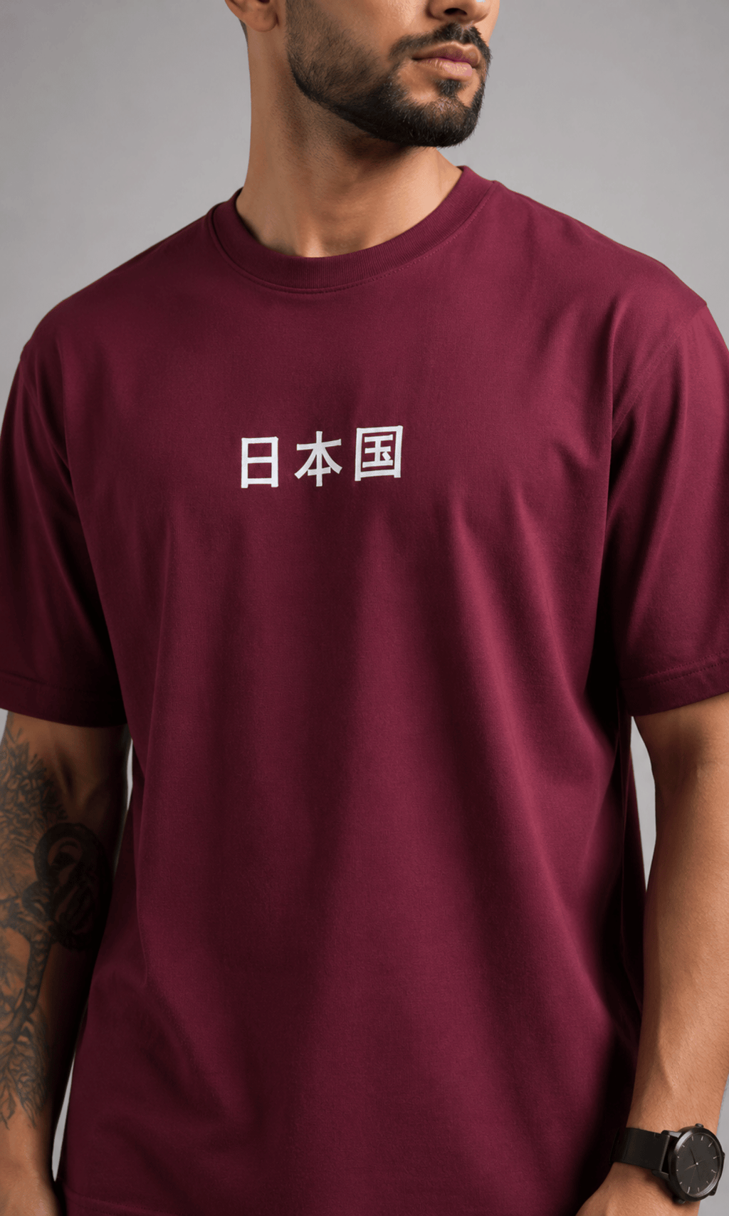 Inner Sanctum Japan Tee - Front full body on model