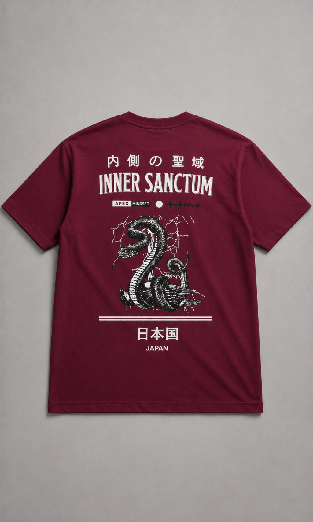 Inner Sanctum Japan Tee - Front close-up