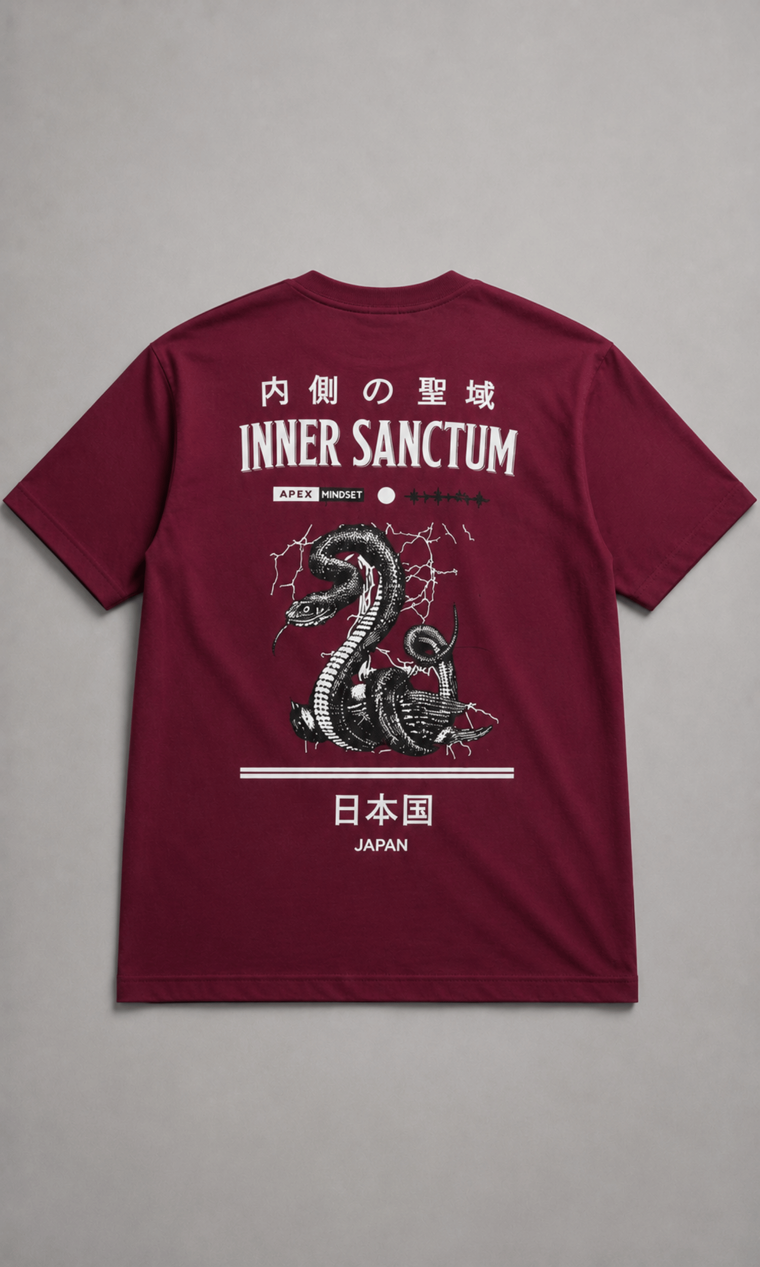 Inner Sanctum Japan Tee - Front close-up