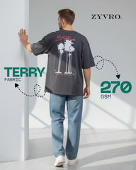 Terry Fabric Oversized Tee