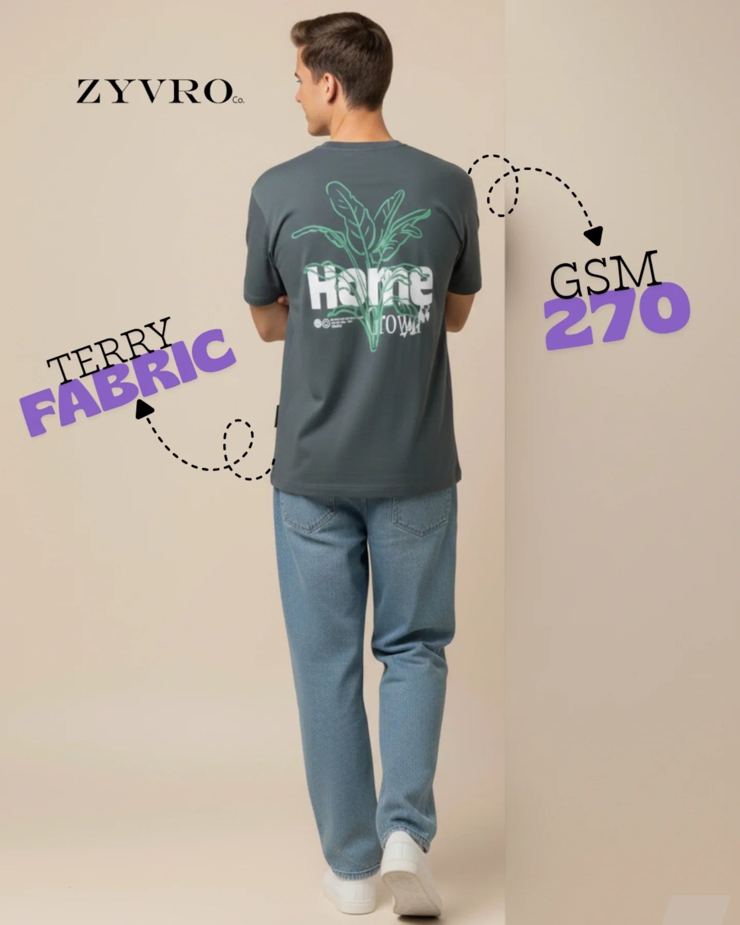 Terry Fabric T‑Shirt!
