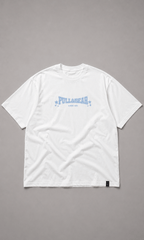Front view of Pull&Bear 1991 Oversized Graphic Tee flat lay