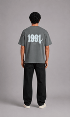 Pull&Bear 1991 T-Shirt back detail close-up