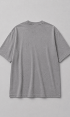 Product Description Grey Distressed Oversized T-Shirt